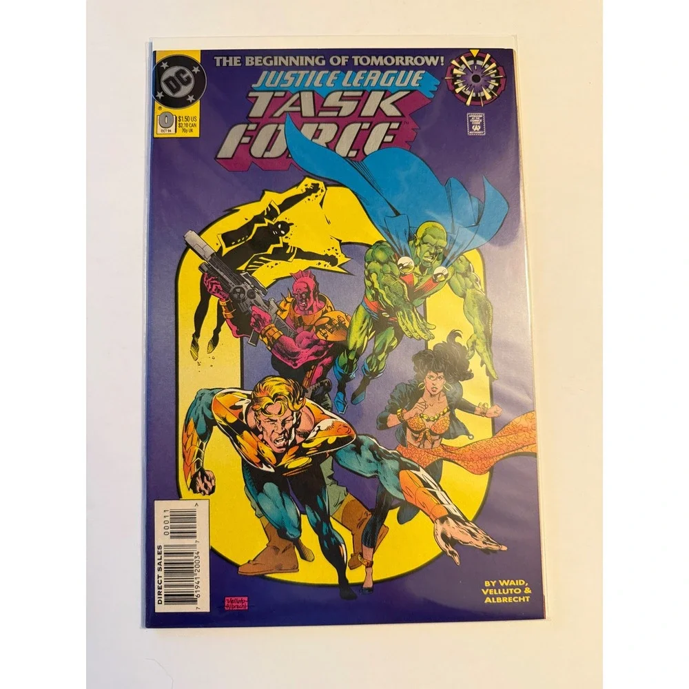 DC Comics Justice League Task Force 0 Oct 1994 Mark Waid Martian Manhunter Gypsy